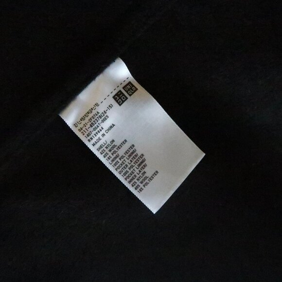 J W ANDERSON x UNIQLO dbl faced belted coat sz L NWT $180 - Picture 5 of 8